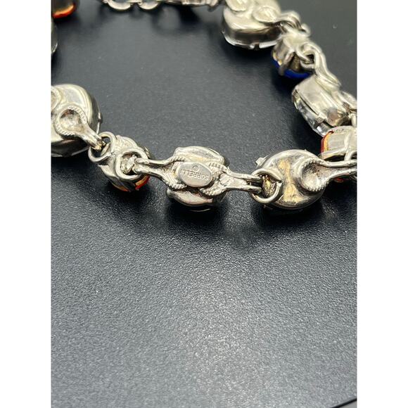 Sorrelli Vintage Red White Blue Crystal Patriotic Austrian Crystals Bracelet - Picture 6 of 7